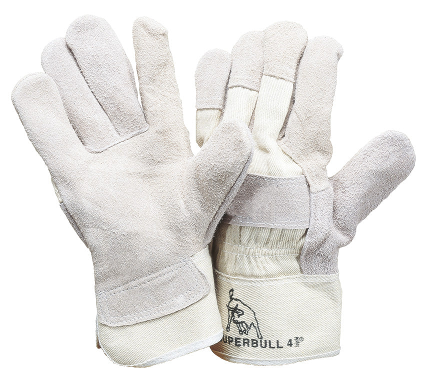 SuperBull® 4 | Rindkernspaltlederhandschuh - Workschutz.de