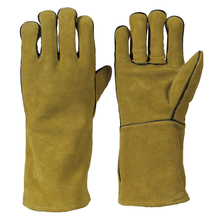 Schweißer | Rindkernspaltlederhandschuh | EN 12477 A+B - Workschutz.de