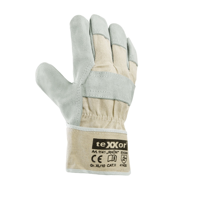 teXXor® Rindkernspaltleder-Handschuhe RHÖN - Workschutz.de