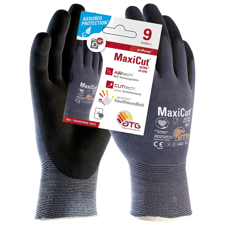 MaxiCut® Ultra™ Nylon-Strickhandschuhe (44-3745 HCT), SB-Verpackung ATG®