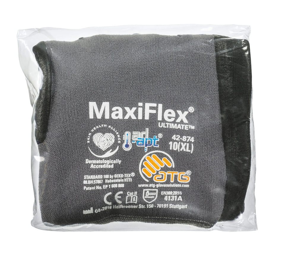 MaxiFlex® Ultimate™ AD-APT® Nylon-Strickhandschuhe (42-874V), Automatenverp. ATG®