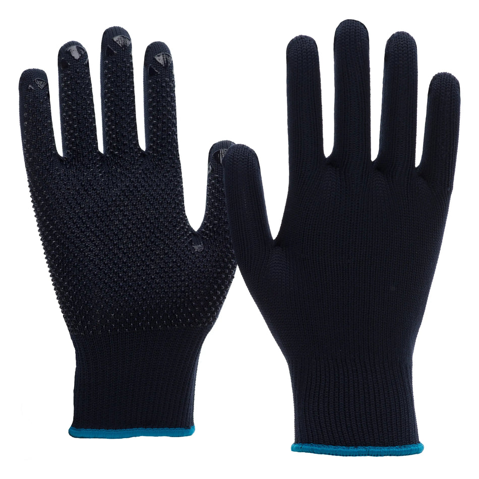 NITRAS Strickhandschuhe, blau / blau, EN 388 NITRAS