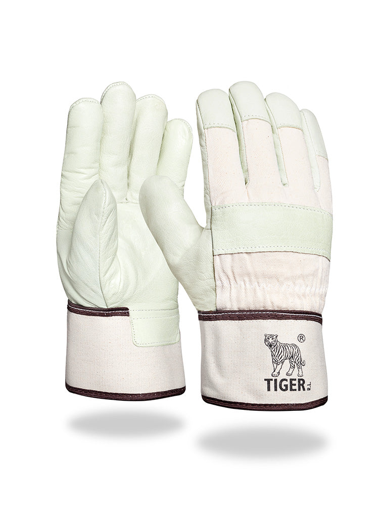 Tiger® | Rindnarbenlederhandschuh | Polyacrylfutter | Winter