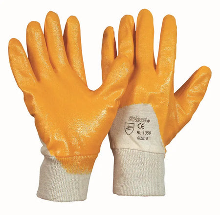 Soleco® | Baumwoll-Trikot-Handschuh | Nitril-Beschichtung Leipold Arbeitsschutz