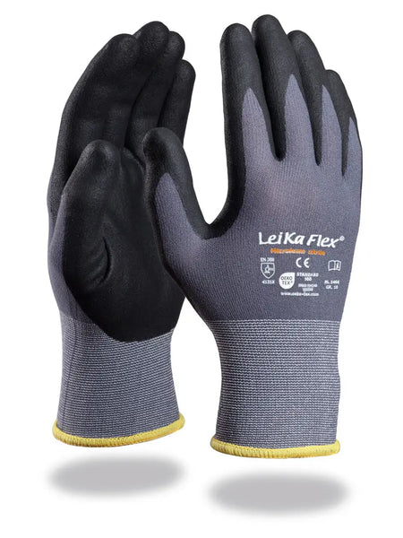 LeiKaFlex® | Feinstrickhandschuh | Nitril-Beschichtung Leipold Arbeitsschutz