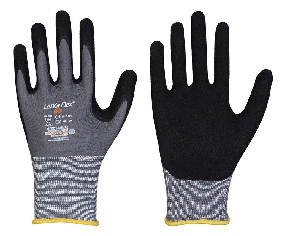 LeiKaFlex® | GRIP | Feinstrickhandschuh Leipold Arbeitsschutz
