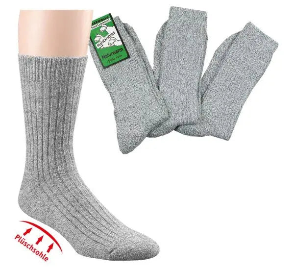 6549 Plüschsohle-Socken mit Wolle - Leipold Arbeitsschutz