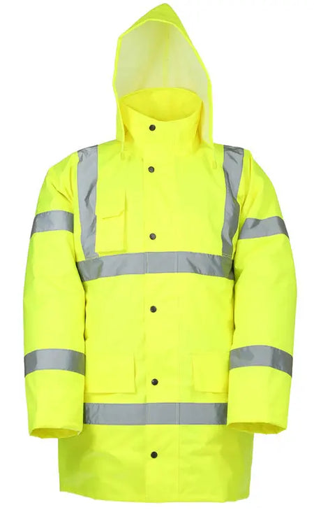 LeiKaTex® | Regenparka | Warnschutz | neongelb Leipold Arbeitsschutz