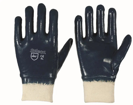 Soleco® | Baumwoll-Trikot-Handschuh | Nitril-Beschichtung Leipold Arbeitsschutz