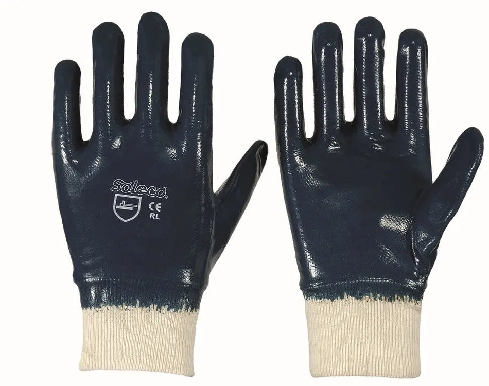 Soleco® | Baumwoll-Trikot-Handschuh | Nitril-Beschichtung Leipold Arbeitsschutz