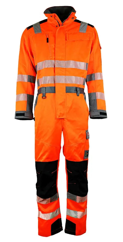LeiKaTex® | BRIGHT LINE | Overall | warnorange/grau Leipold Arbeitsschutz