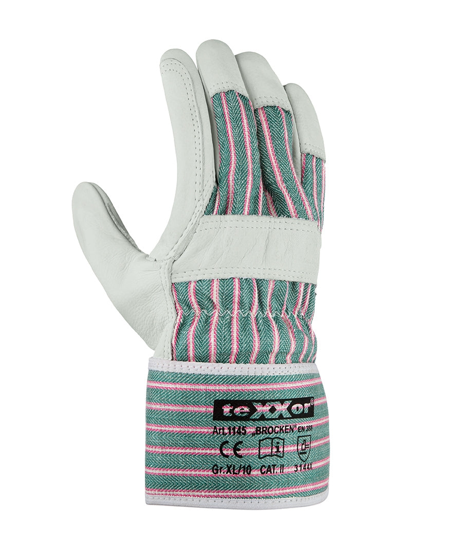 teXXor® Rindvollleder-Handschuhe BROCKEN - Workschutz.de