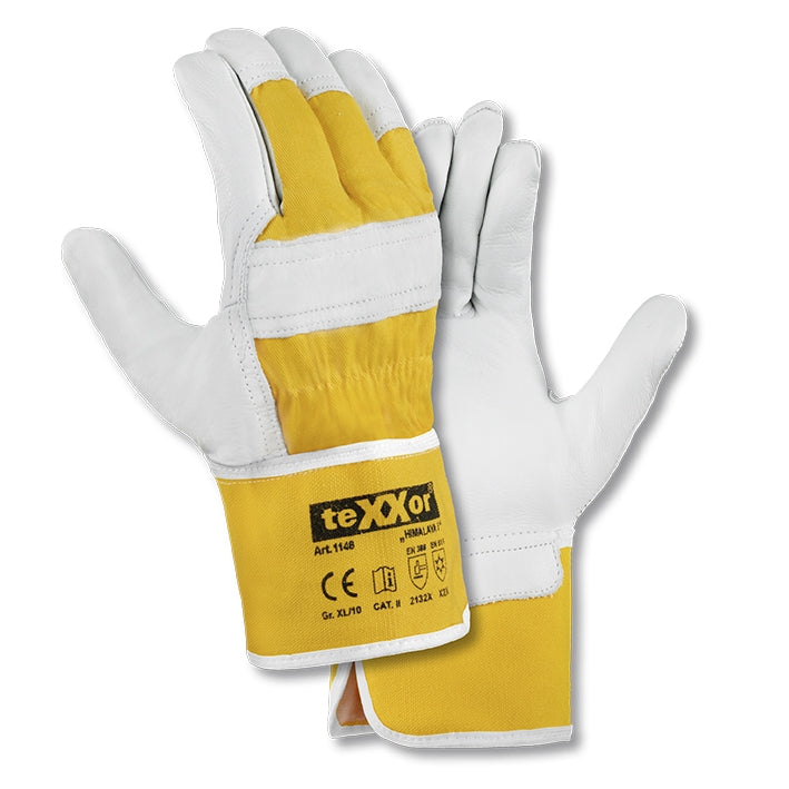 teXXor® Rindvollleder-Winterbauhandschuhe HIMALAYA I - Workschutz.de