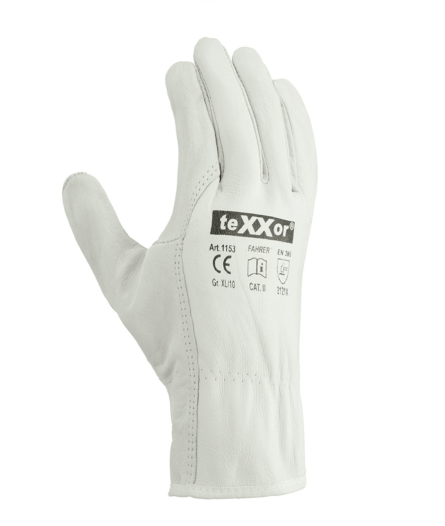teXXor® Rindnappaleder-Handschuhe FAHRER - Workschutz.de