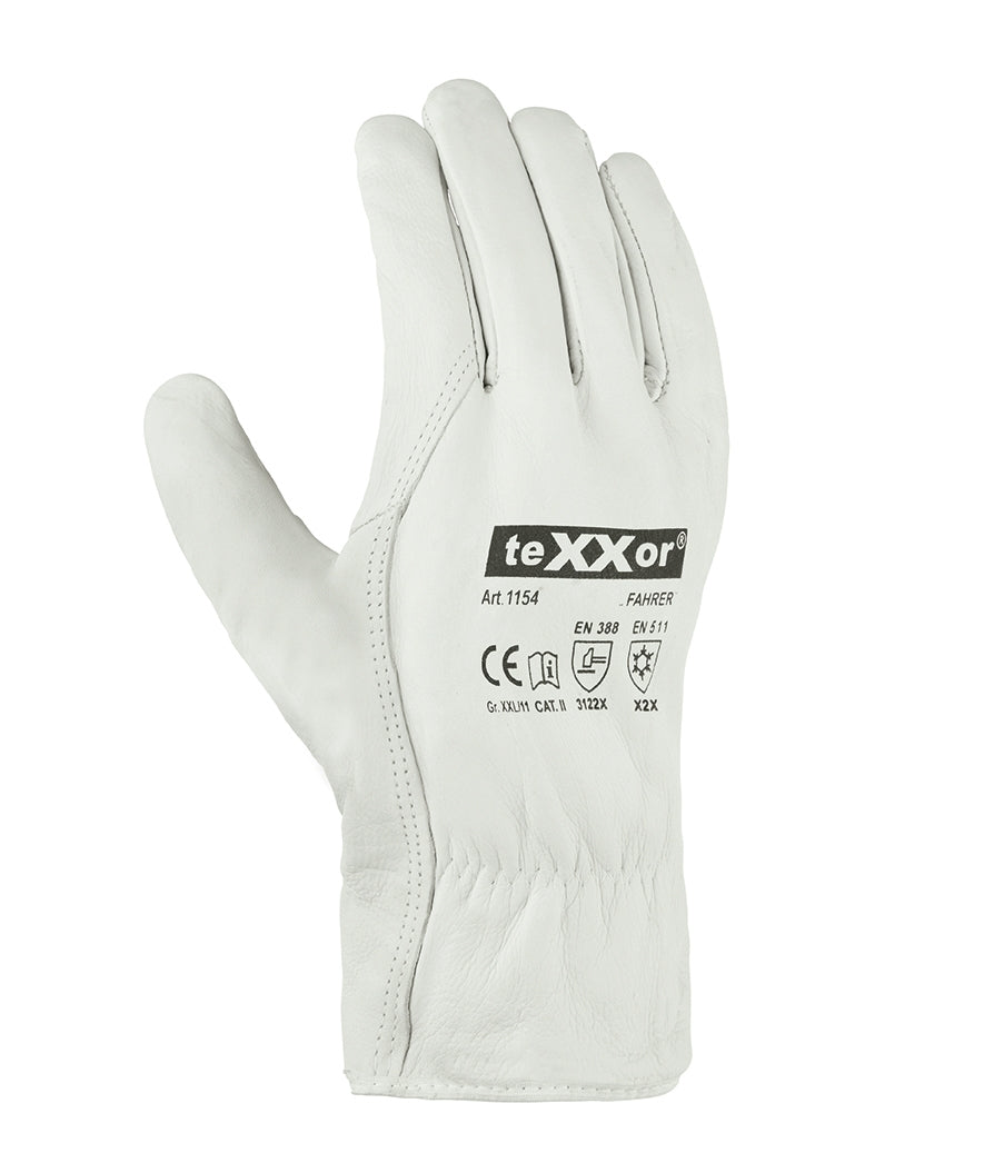 teXXor® Rindnappaleder-Winterhandschuhe FAHRER-WINTER - Workschutz.de