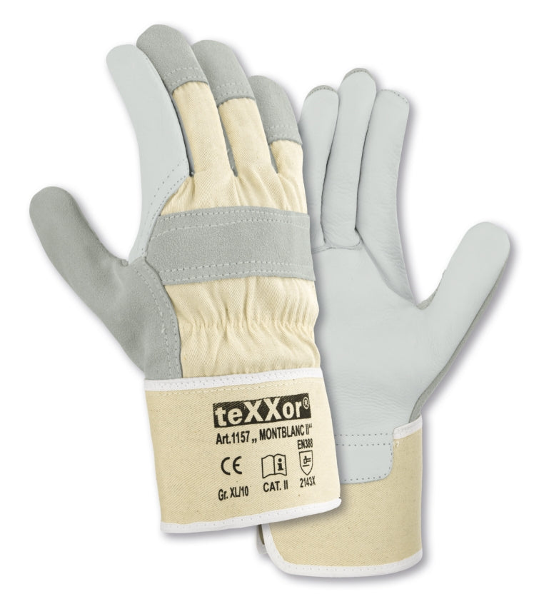 teXXor® Rindvollleder-Handschuhe MONTBLANC II - Workschutz.de