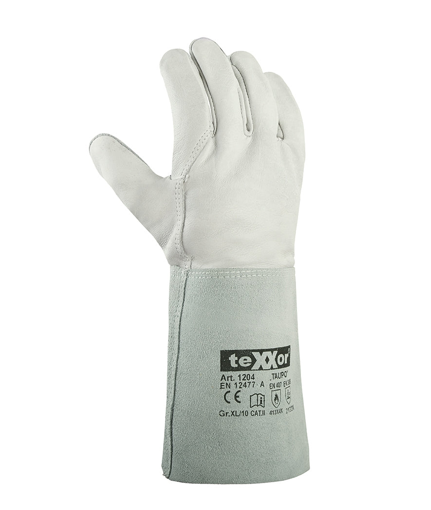 Portwest Schweißerhandschuhe Aus Leder – 14 Zoll, Baumwollgefüttert – Komfort & Sicherheit A510