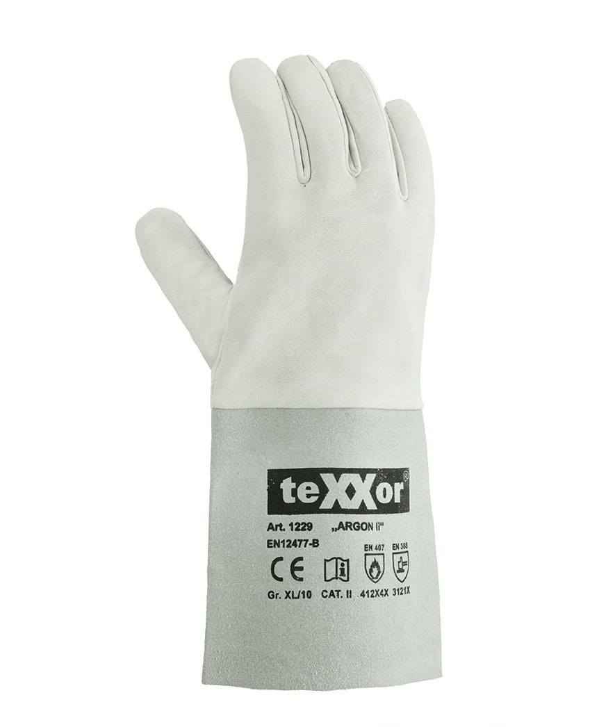 teXXor® Schweißerhandschuhe ARGON II - Workschutz.de