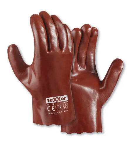 teXXor® PVC-Handschuhe ROTBRAUN teXXor®