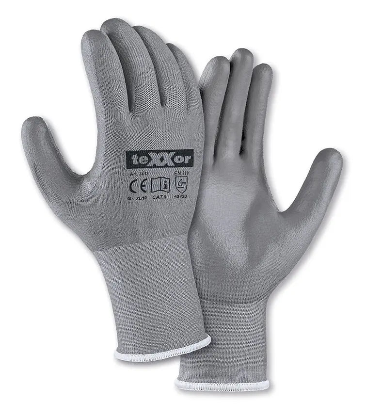 teXXor® Schnittschutz-Strickhandschuhe Cut D PU-BESCHICHTUNG teXXor®