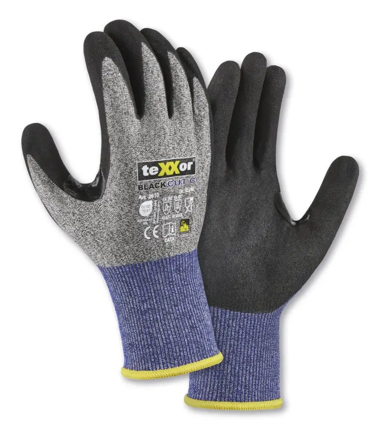 teXXor® Schnittschutz-Strickhandschuhe BLACK CUT® C teXXor®