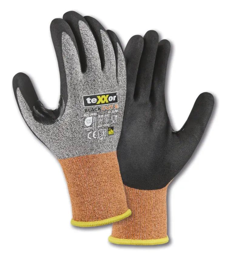 teXXor® Schnittschutz-Strickhandschuhe BLACK CUT® E teXXor®