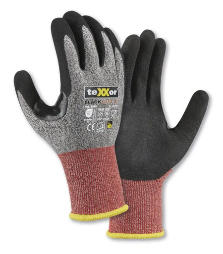 teXXor® Schnittschutz-Strickhandschuhe BLACK CUT® F teXXor®