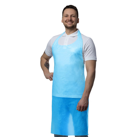 NITRAS PE-Schürze, EN 1186, blau, im Karton 1000 Stück 