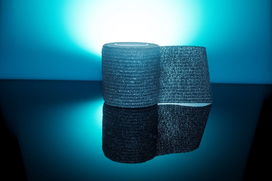 NITRAS GRIP TAPE, Griffbandage / Grip Tape, schwarz, Box à 12 Stück 