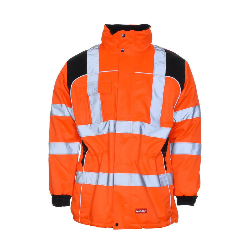 LeiKaTex® | Parka | Warnschutz | warnorange/schwarz Leipold Arbeitsschutz