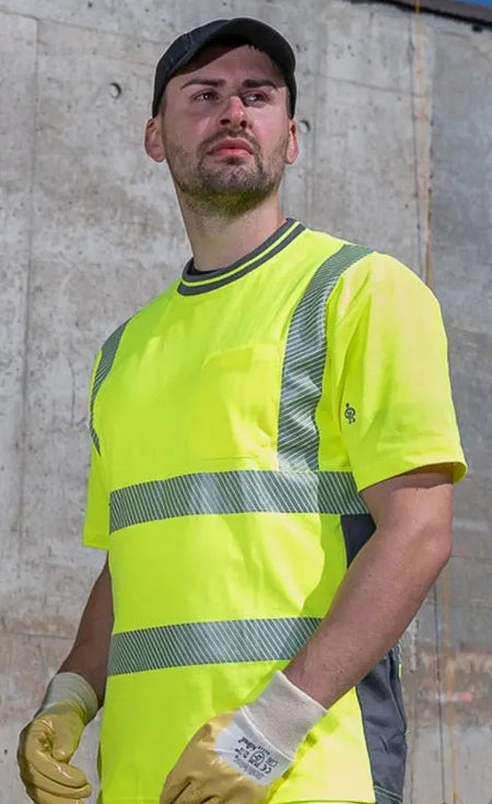 LeiKaTex® | BRIGHT LINE | T-Shirt | Warnschutz Leipold Arbeitsschutz