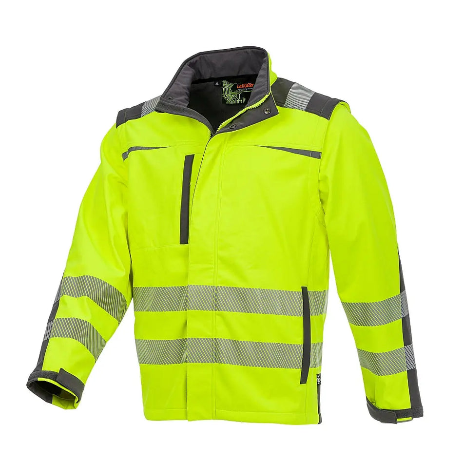 LeiKaTex® | BRIGHT LINE | Softshelljacke | Warnschutz Leipold Arbeitsschutz