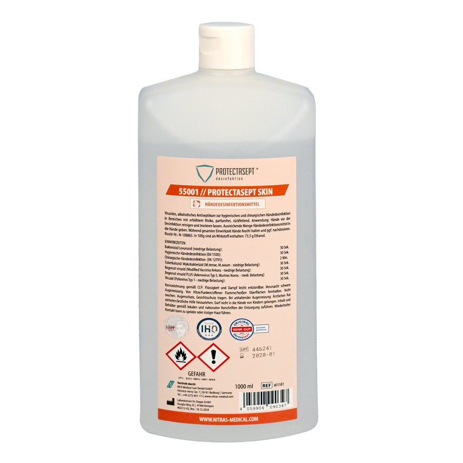 NITRAS PROTECTASEPT SKIN, Händedesinfektion, 1.000 ml 