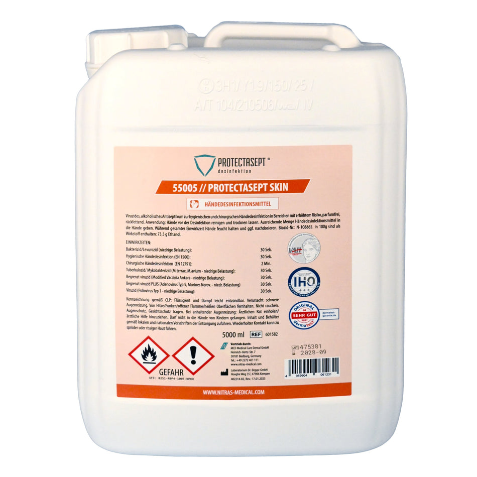 NITRAS PROTECTASEPT SKIN, Händedesinfektion, 5.000 ml 
