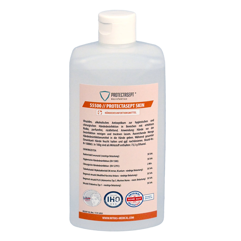 NITRAS PROTECTASEPT SKIN, Händedesinfektion, 500 ml 