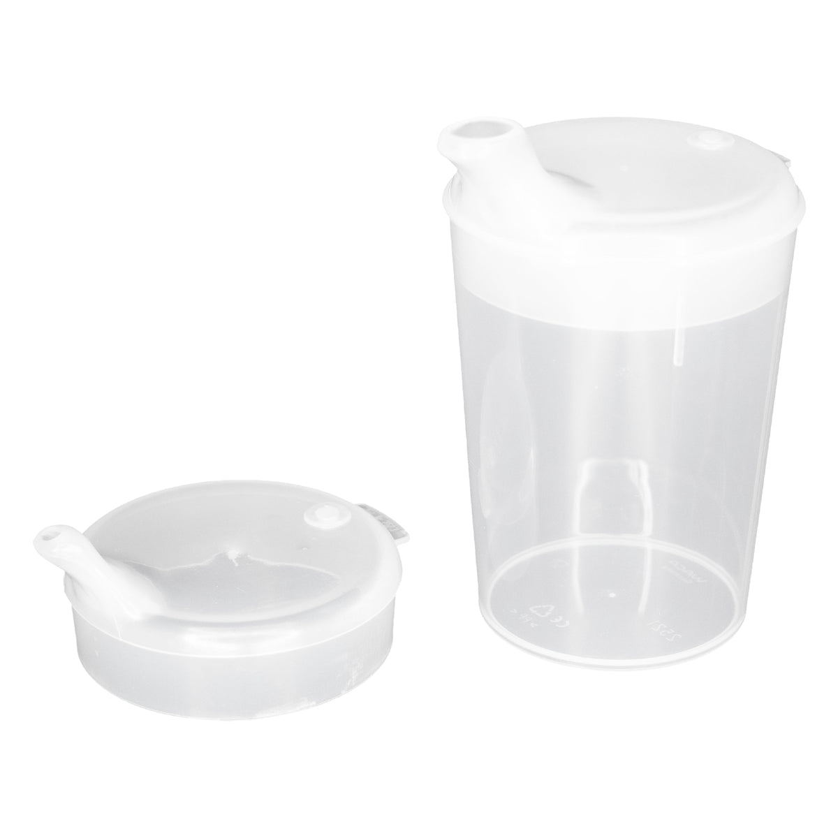 NITRAS Schnabelbecherset, transparent, Karton à 50 Sets 