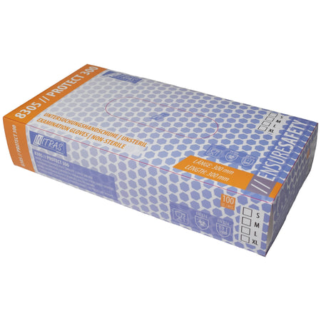 NITRAS PROTECT 300, Nitril-Einmalhandschuhe, lila, EN 455, EN ISO 21420, EN ISO 374, Box à 100 Stück 