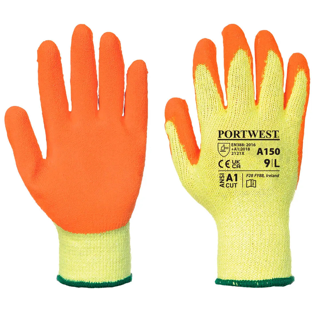 Klassischer Grip Handschuh Latex A150 Workschutz.de