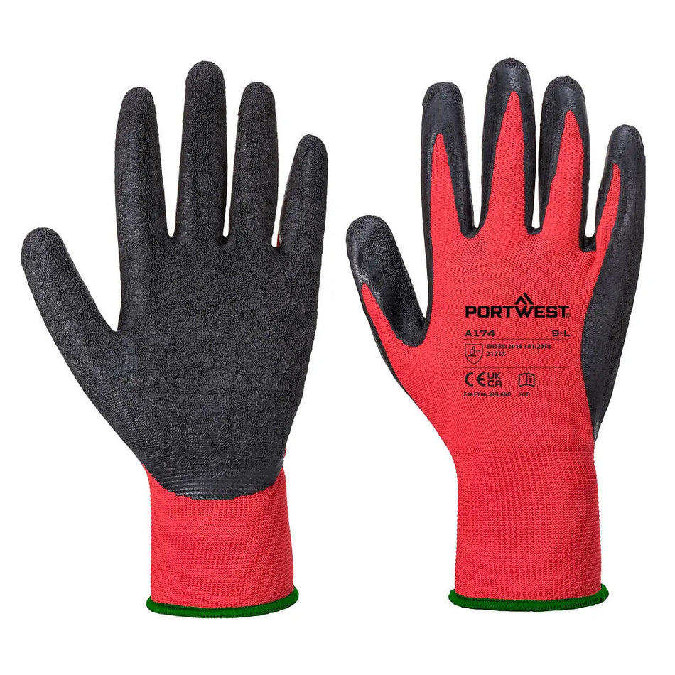 Flex Grip Latex Handschuh A174 Workschutz.de