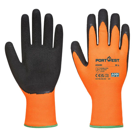 Warnschutz Grip Handschuh - Latexschaum A340 Workschutz.de