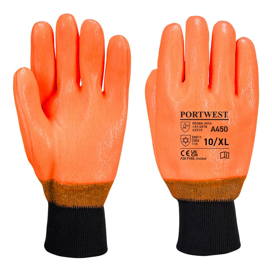 Wetterfester Hi-Vis Handschuh A450 Workschutz.de