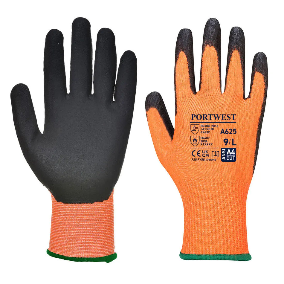 Vis-Tex PU Schnittschutzhandschuh A625 Workschutz.de