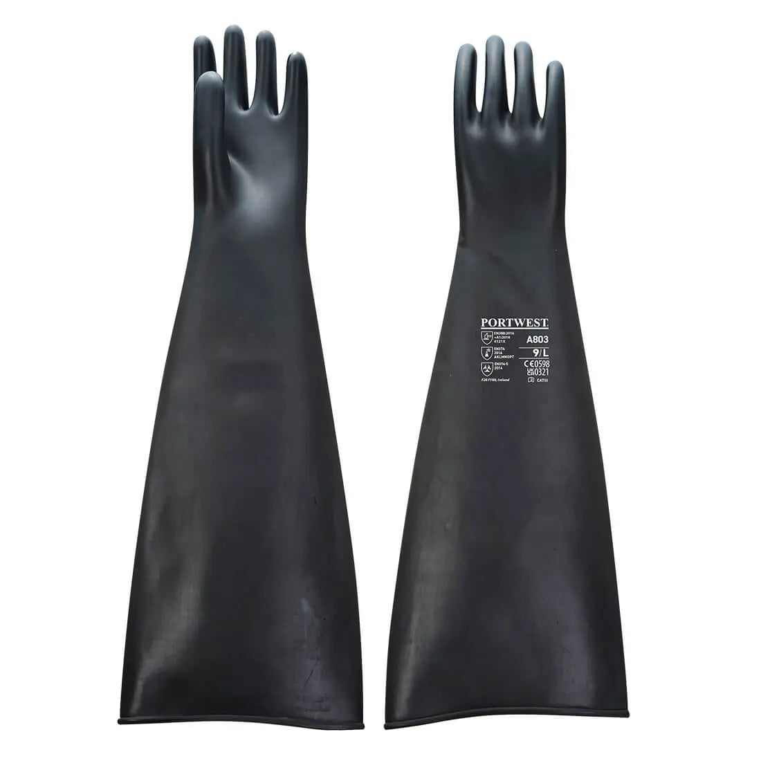 Portwest Slate Bundhose Mit Holstertaschen – Größe M, Schwarz, Aus 300g Kingsmill-Gewebe, Mit Knietaschen & Handytasche