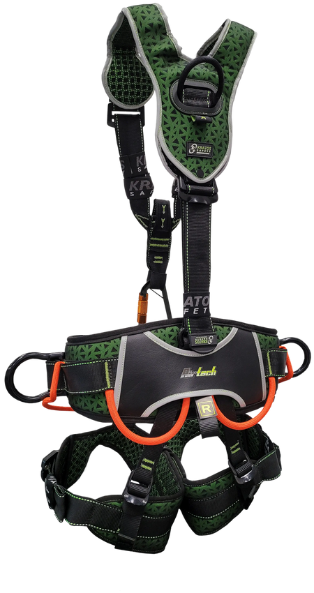 AIRTECH 2 - 2-Punkt-Auffanggurt mit extra komfortablem Hüftgurt für Arbeiten in der Schwebe (L-XXL)