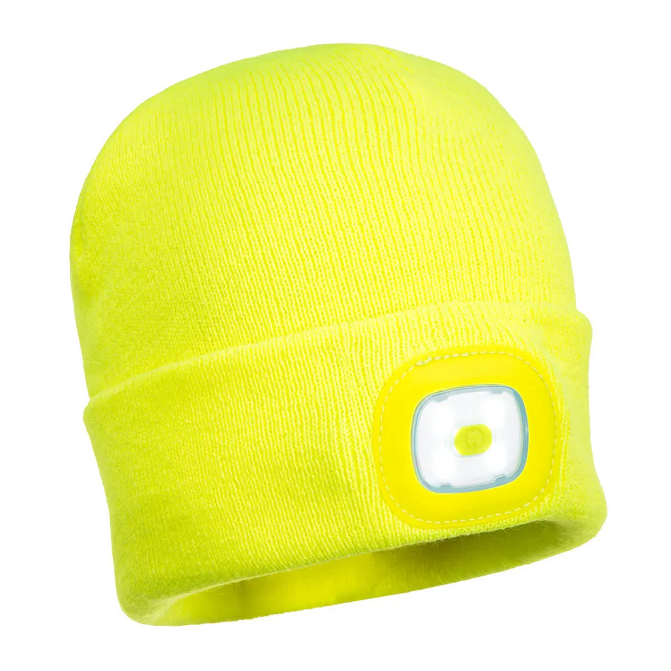 Beanie USB Wiederaufladbare LED-Kopfleuchte  B029 Workschutz.de