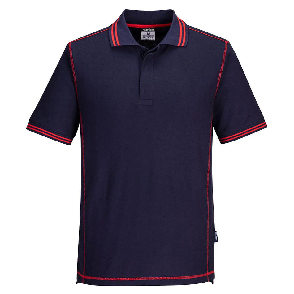 Essentielles zweifarbiges Polohemd B218 Workschutz.de