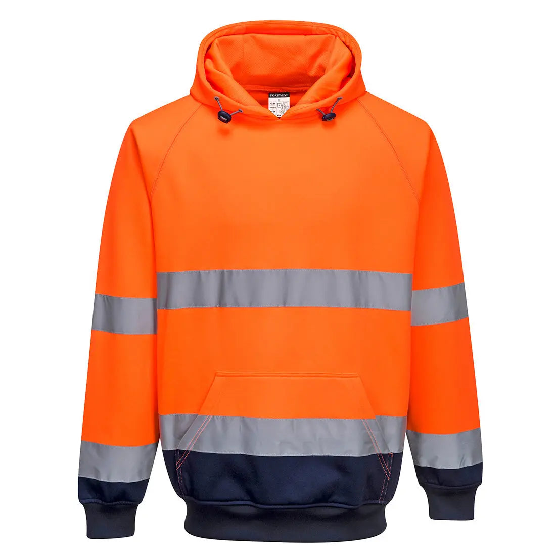 Warnschutz Kontrast Kapuzen- Sweatshirt B316 Workschutz.de