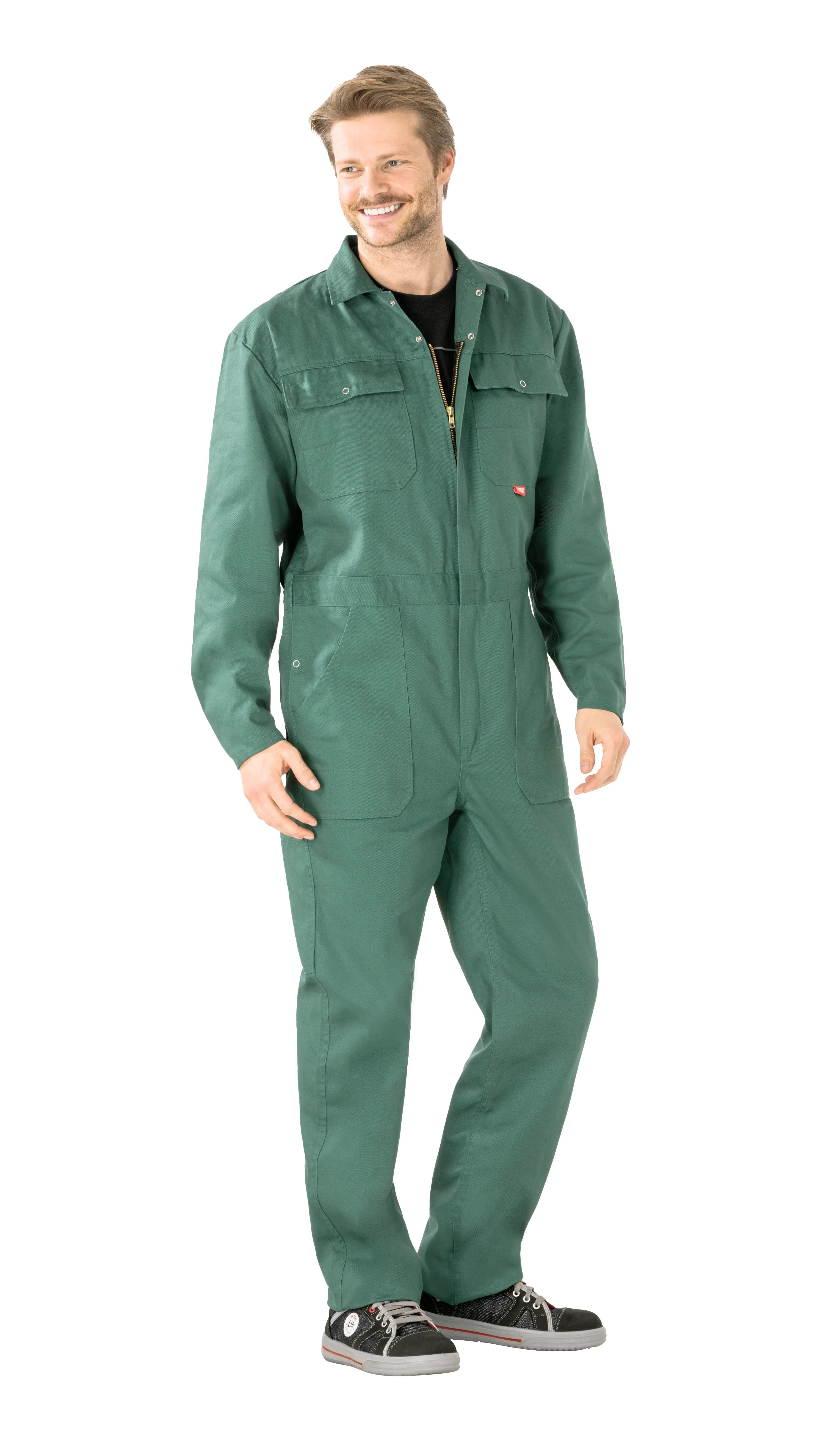 Rallyekombi mit verdecktem Reißverschluss - Herren - Planam - kornblumenblau Planam