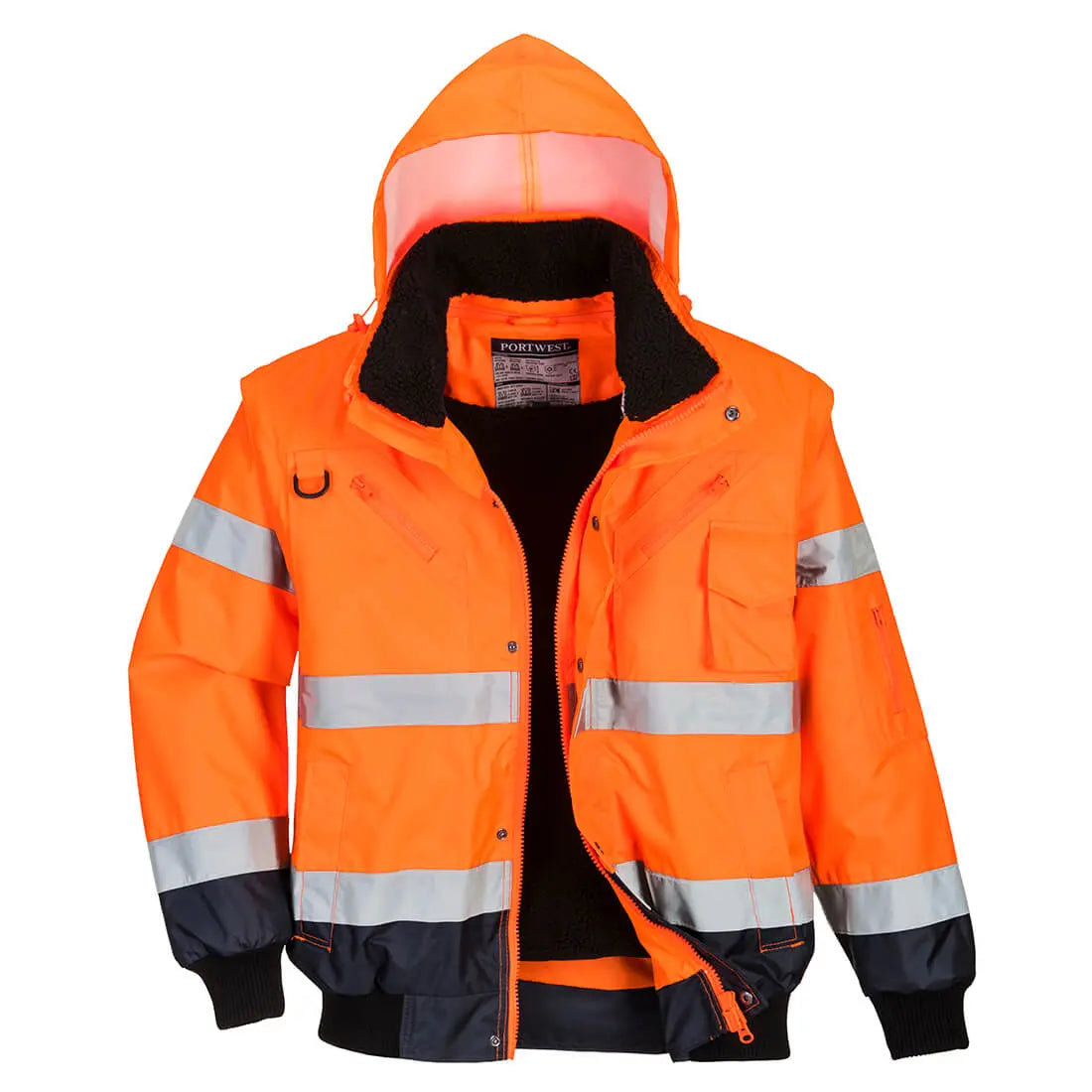 Warnschutz 3-in-1 Kontrast Pilotjacke  C465 Workschutz.de