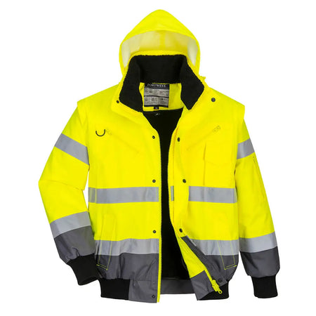 Warnschutz 3-in-1 Kontrast Pilotjacke  C465 Workschutz.de